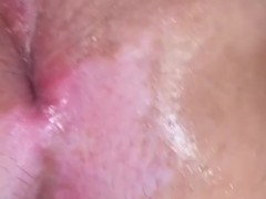 Wet creamy pussy with loud sounds 