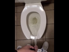 Bathroom bar piss
