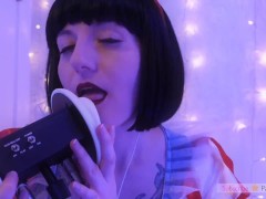 SFW ASMR - Snow White Ear Licking - Your Ears Taste Better Than Poison Apples - PASTEL ROSIE Cosplay
