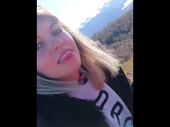 HIGH RISK blowjob and sex in incredible hill viewpoint and cable car Part 1