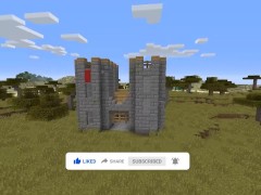 How to easily build a small castle in Minecraft
