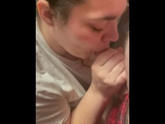 My wife giving me a blow job