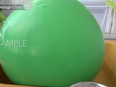 Big Green Balloon Lotion Play