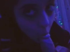 shy teenager sucks my dick and watches it on the front camera