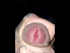 A beautiful masturbation in front of the mirror
