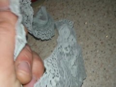 Tasting gf's dirty lace panties found in the laundry basket