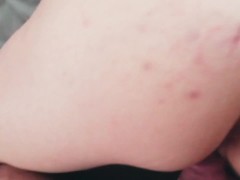 Daddy bit my ass and fucked me hard