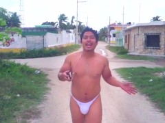 Zotzman - Hombre en tanga- Big Booty Men - Man InThong -Thong Man - Sisal