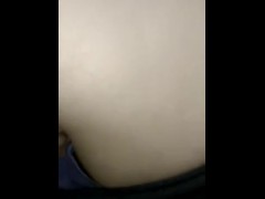 Sexy wife with a beautiful ass gently sucks dick
