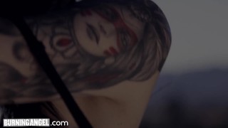 BURNING ANGEL - Cum On My Tattoo - Marley Brinx FULL SCENE
