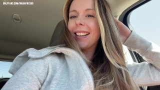 Day in the life of a Camgirl! Testing new toys in the DRIVE THRU MALL! So Many Orgasms!!