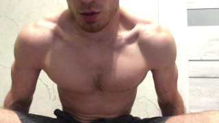 18 year old fighter/bodybuilder working out at hame abs chest and arms -  Mobile Porn & xxx videos - 18Dreams.Net