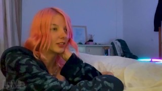 - Can I suck you off? // Step sister learns how to suck cock