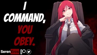 I command, you obey. - Hard Fdom ASMR- Commander and Captain