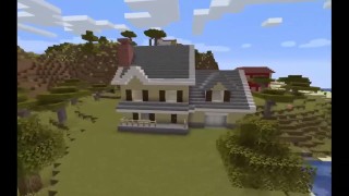 How to build an easy Suburban House in Minecraft